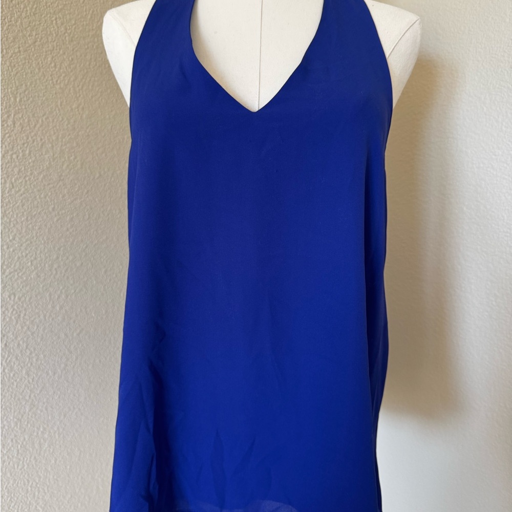 Banana Republic Royal Blue Sleeveless Blouse - Size S